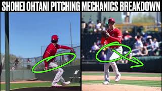 Shohei Ohtani Pitching Mechanics Breakdown [upl. by Idna68]