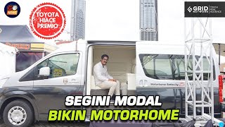 Intip Biaya Bikin Motorhome Mewah Toyota Hiace Premio By Baze  Mobil Gede [upl. by Annawal]