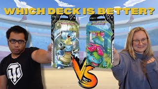 Blastoise vs Venusaur Deck Battle Which Deck will WIN [upl. by Aaberg]