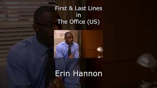 ERIN HANNON  First amp Last Lines shorts [upl. by Lsil]