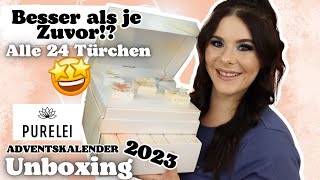 Besser als je zuvor  🤩Purelei Adventskalender 2023  Unboxing alle 24 Türchen [upl. by Filide961]