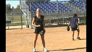 Softball Pitching Drills for Working the Leg Drive [upl. by Atalanta375]