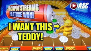 JACKPOT STREAMS  Konami  Progressive Jackpot Wins Slot Machine Bonus [upl. by Ellison]