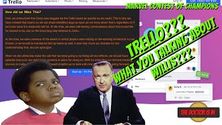 MCOC What Is The MCOC Trello Board That Kabam Miike Is Discussing Regarding Baron Zemo Root Bug [upl. by Lyndsay]