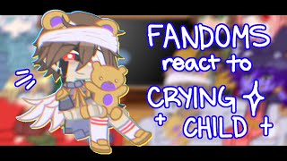 🐻⭐️ FANDOMS REACT TO CRYING CHILDCC PART 28 ⭐️🐻 FNAFAFTON FAMILY [upl. by Taka]