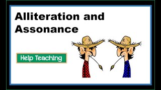 Alliteration and Assonance  Learn Figurative Language [upl. by Giza]