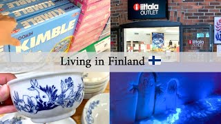 Living in Finland Vlog 13 🇫🇮  Grocery Shopping  Supermarket  Moomin Ice Cave  Iittala Outlet [upl. by Amikan]