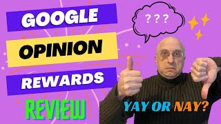 Google Opinion Rewards [upl. by Tuckie]