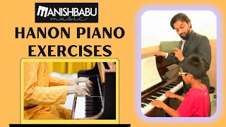 Hanon piano Exercise No 7 piano aur keyboard ke liye dono hathon ki playing  Manish Babu [upl. by Richella799]