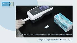 Singclean Interleukin6 IL6 Test Kit Fluorescence Immunochromatography [upl. by Linkoski]