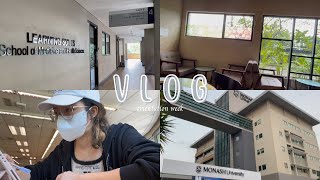 Monash University Orientation VLOG  fit check freebies campus tour etc [upl. by Carlyle]