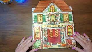 Autumn Coloring Book Flip and First Impression by Pimlada Phuapradit [upl. by Ettie]