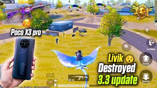 Wow😍 Destroyed whole livik in seconds 🔥 poco X3 pro pubg test in 2024 Smooth60FPS Miui 14 update [upl. by Aidnahs88]