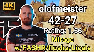 olofmeister 4227 rating156 mirage  FACEIT Ranked  Aug 16 2024 cs2 pov [upl. by Lizzy]