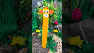 DIY Ice Cream Wooden Giraffe Craft for Kids Easy amp Fun at Home Craft diy craft craftyfun kids [upl. by Treb138]