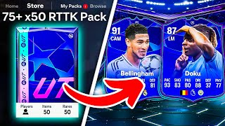 75 x50 RTTK PACK amp TOTW PACKS 🤯 FC 25 Ultimate Team [upl. by Akaenahs]