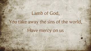 Gathering Mass  Lamb of God  Paul Inwood adapted Paul Ashton  hymn liturgy choir lyrics [upl. by Graniah629]