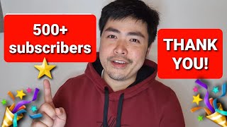 500 YOUTUBE MILESTONE SUBSCRIBERS  COWELL CHAN [upl. by Aerdnael]