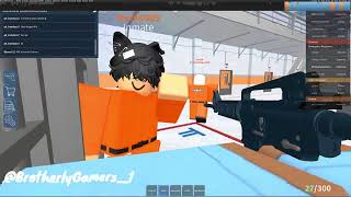 Playing as a prison Guard in Stateview Prison Roblox [upl. by Noskcire]