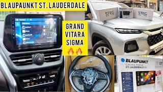 First BLAUPAUNKT ST LAUDERDALE in Grand VITARA 🔥Worth ₹50k AUDIO SETUP  STEG  इतने मै इतना कुछ [upl. by Eadith]