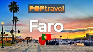 FARO Portugal 🇵🇹  Sunset Walk  4K HDR [upl. by Assenov]