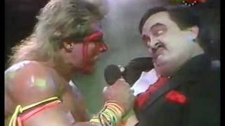 WWF Paul Bearer with Ultimate Warrior and [upl. by Elkraps]