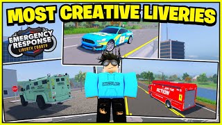 The MOST CREATIVE LIVERIES in ERLC Emergency Response Liberty County [upl. by Krisha549]