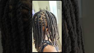 Loc Retwist amp 2 Strand Twists transformation 🔥  viral locs locstyles retwist [upl. by Penelope494]