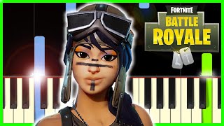 FORTNITE MENU MUSIC S12  Piano Tutorial [upl. by Lotson]