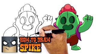 How to Draw Brawl Stars  Spike [upl. by Kowal]