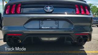 Active Valve Exhaust in the 2020 Ford Mustang EcoBoost HPP  EcoBoost High Performance Package [upl. by Terag]