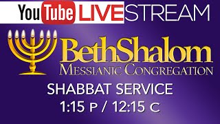 Shabbat Service Live  12232023  Beth Shalom Messianic Congregation [upl. by Oznohpla]