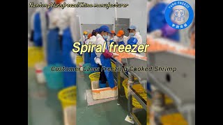 The spiral freezer journey of frozen shrimp – fresh every time [upl. by Cavallaro]