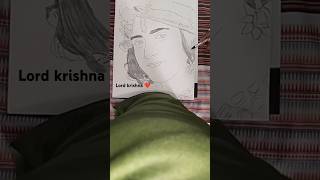 Lord Krishna 😮 sketch ✍️ 12 year old boy shortsfeed trending youtubeshorts sketch viralvideo [upl. by Ahsurej]