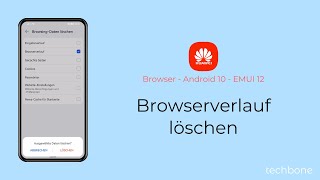 Browserverlauf löschen  Huawei Android 10  EMUI 12 [upl. by Namron390]