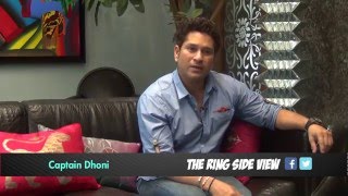 Sachin Tendulkar interview  Captain Dhoni [upl. by Ahseit159]