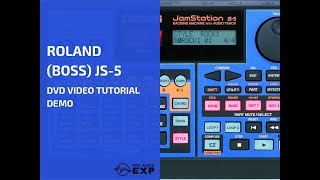 Roland Boss JS5 DVD Video Tutorial Demo Review Help [upl. by Enilada]