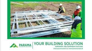 Prefab House Steel Framing Paramasteel  RUMAH PREFAB [upl. by Irish358]