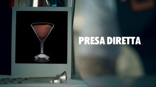 PRESA DIRETTA DRINK RECIPE  HOW TO MIX [upl. by Eraste]