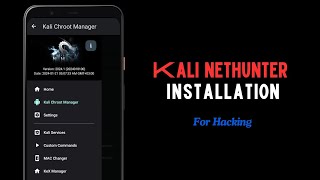 how to install and setup Kali nethunter on a rooted phone in 2024 [upl. by Enilkcaj]