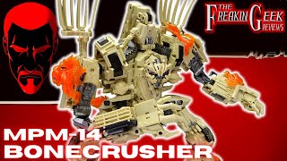 MPM14 Masterpiece Movie BONECRUSHER EmGos Transformers Reviews N Stuff [upl. by Chaddy]