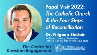 Niigaan SinclairPapal Visit Catholic Church and the Four Steps of Reconciliation Full Video [upl. by Teufert282]