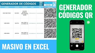 📱 Generador de código QR masivo en Excel  Plantilla Premium 💎 [upl. by Neb816]