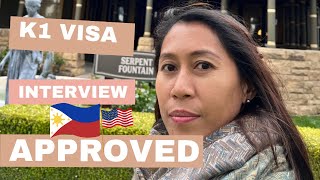 MY US K1 FIANCÉ VISA INTERVIEW EXPERIENCE JANUARY 2024 APPROVED [upl. by Idram]