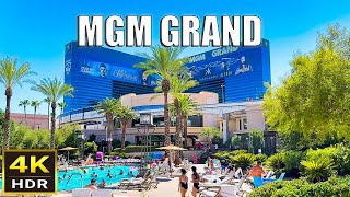 MGM Grand Las Vegas Walkthrough amp Room Tour  2023 [upl. by Aihsekram]