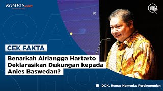 Benarkah Airlangga Hartarto Deklarasikan Dukungan kepada Anies Baswedan [upl. by Annayt]