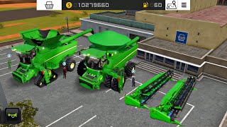 Farming Simulator 18 Harvest Wheat With New Harvesters  Fs18 Multiplayer Timelapse  Fs 18 fs18 [upl. by Ffirahs]