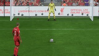 Liverpool vs Tottenham penalty shootout  FIFA23 [upl. by Leontyne]