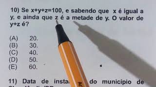 5 QUESTÕES DE CONCURSO DE MATEMÁTICA BÁSICA RESOLVIDA  PR [upl. by Namlas457]