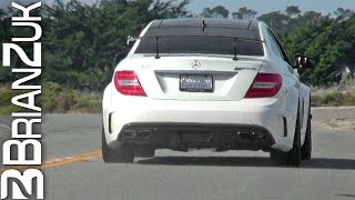 Mercedes C63 AMG Black Series with iPE Exhaust [upl. by Lissa284]